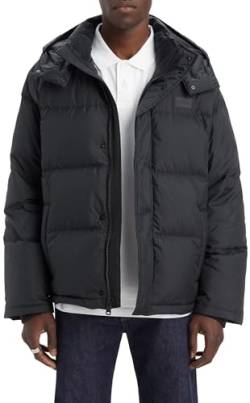 Levi's Men's Laurel Short Puffer Jacket, Jet Black, XL von Levi's