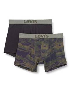 Levi's Mens Men's Ocean Camo AOP Briefs (2 Pack) Boxer Shorts, Khaki, L von Levi's