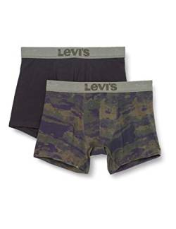 Levi's Mens Men's Ocean Camo AOP Briefs (2 Pack) Boxer Shorts, Khaki, XL von Levi's