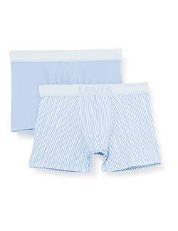 Levi's Mens Men's Vertical Stripe All-Over-Print Briefs (2 Pack) Boxer Shorts, Light Blue, M von Levi's