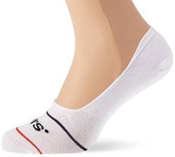 Levi's Unisex Footie Socken, Weiß, 39/42 (2er Pack) von Levi's
