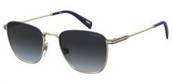 Levi's Unisex Lv 1016/s Sunglasses, LKS/GB Gold Blue, 52 von Levi's