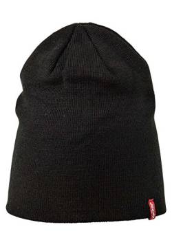 Levi's Unisex Otis Beanie Strickmütze, Schwarz (Black), Large (Herstellergröße: L/XL) von Levi's