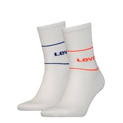 Levi's Unisex Short Sock, red Blue Combo, 43/46 (2er Pack) von Levi's