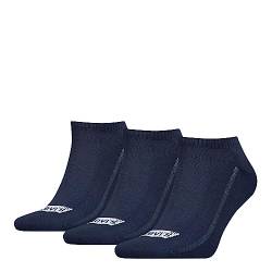 Levi's Unisex Sneaker Socken, Marineblau, 43/46 (2er Pack) von Levi's