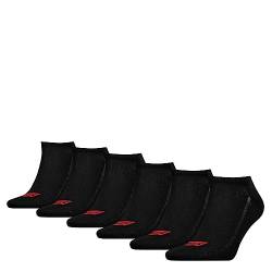 Levi's Unisex Sneaker Socken, Schwarz, 35/38 (2er Pack) von Levi's