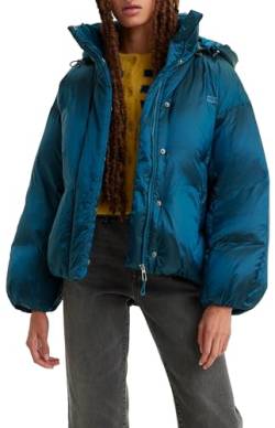 Levi's Women's Pillow Bubble Puffer Shorty Jacket, Gibralter SEA, XS von Levi's