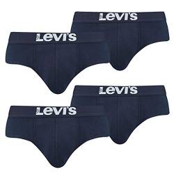 Levis Herren Basic Brief Slip Unterwäsche im Vorteilspack (4er Pack), Farbe:321 - Navy, Bekleidungsgröße:L von Levi's