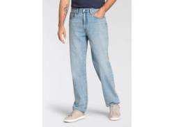 Loose-fit-Jeans LEVI'S "568 STAY LOOSE" Gr. 34, Länge 34, blau (varsity academia ltw) Herren Jeans Loose Fit mit Leinenanteil von Levi's