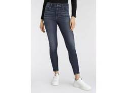 Skinny-fit-Jeans LEVI'S "720 High Rise" Gr. 27, Länge 34, blau (dark indigo worn in) Damen Jeans Röhrenjeans von Levi's