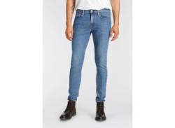 Skinny-fit-Jeans LEVI'S "SKINNY TAPER" Gr. 31, Länge 34, blau (z1487 medium indigo worn i) Herren Jeans Skinny-Jeans von Levi's
