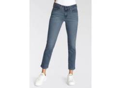 Slim-fit-Jeans LEVI'S "712 SLIM WELT POCKET" Gr. 28, Länge 34, blau (blue wave mid) Damen Jeans Röhrenjeans von Levi's