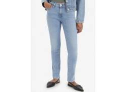 Slim-fit-Jeans LEVI'S "712 SLIM WELT POCKET" Gr. 31, Länge 32, blau (sky's the limit) Damen Jeans Röhrenjeans von Levi's