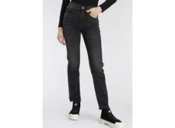 Straight-Jeans LEVI'S "724 High Rise Straight" Gr. 29, Länge 30, schwarz (black denim) Damen Jeans Gerade von Levi's