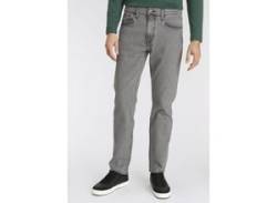 Tapered-fit-Jeans LEVI'S "502 TAPER" Gr. 32, Länge 30, grau (medium gray stonewash) Herren Jeans Tapered-Jeans von Levi's