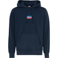 Levi's® Hoodie, Kängurutasche, Kapuze, für Herren, blau, M von Levis