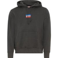 Levi's® Hoodie, Kängurutasche, Print, für Herren, schwarz, L von Levis