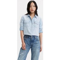 Levi's® Jeansbluse ICONIC WESTERN mit Strass- und Glitzerapplikationen auf dem Kragen von Levis