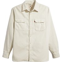 Levi's® Overshirt, Comfort-Fit, Langarm, Kent-Kragen, für Herren, weiß, XL von Levis