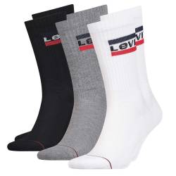 Levi's Unisex Socken Regular Cut 120SF SPRT LT 3er Pack von Levis