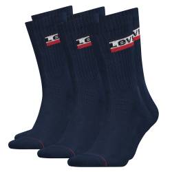 Levi's Unisex Socken Regular Cut 120SF SPRT LT 3er Pack von Levis