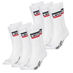Levi's Unisex Socken Regular Cut 120SF SPRT LT 6er Pack von Levis