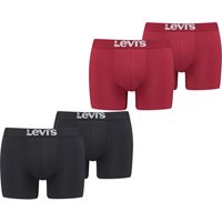 Levis Herren Boxershort Men Solid Basic Boxer Rot Weiss Blau Grau Schwarz - 4er 6er 8er Multipack von Levis