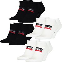 Levis Unisex Sneaker Sportsocken Low Cut Sportswear Logo 4er 6er 8er Multipack von Levis