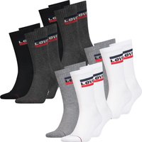 Levis Unisex Sportsocken Regular Cut Sportswear Logo 4er 6er 8er Multipack von Levis