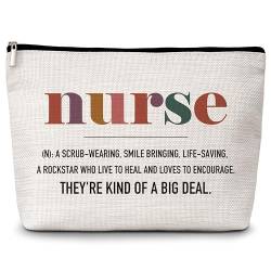 Kosmetiktasche mit Definition von Krankenschwestern, Geschenk für Krankenschwestern, Geschenk für Frauen, Dankeschön-Geschenk für Krankenschwestern, Krankenschwestern, Abschlussgeschenke, Geburtstag, von Levitatinyear
