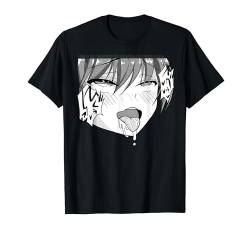 Hemd Ahegao Gesicht, Lewd Anime Ecchi Hentai Mädchen T-Shirt von Lewd Manga Anime Hentai Otaku Geschenk