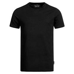 Lexi&Bö Basic Herren Unicolor T-Shirt Rundhals-Ausschnitt aus hochwertiger Bio-Baumwolle und fairer Produktion in Portugal von Lexi&Bö