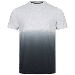 Lexi&Bö Herren Dip Dye T-Shirt Grau Melange - Schwarz aus 100% Bio-Baumwolle von Lexi&Bö