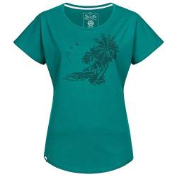 Lexi&Bö Oversized T-Shirt für Damen aus Bio-Baumwolle mit Dream Coast Print, Faire Kleidung vom Streetwearlabel für Taucher von Lexi&Bö
