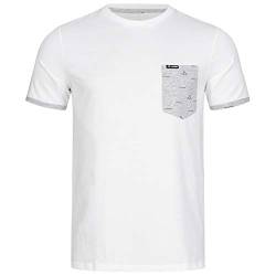 Lexi&Bö Shark Fin Pocket T-Shirt für Herren in weiß aus 100% Bio-Baumwolle, Faire Kleidung vom Streetwearlabel für Taucher von Lexi&Bö