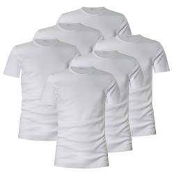 Liabel Herren T-Shirt mit Rundhalsausschnitt 4428/t25 6er Pack Weiß XXL von Liabel