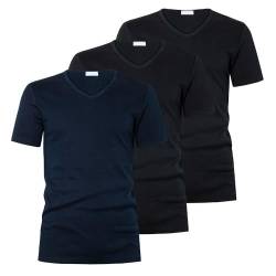 Liabel Herren T-Shirt mit V-Ausschnitt 4428/t53 3er Pack Mehrfarbig M von Liabel
