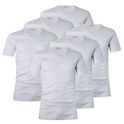 Liabel Herren T-Shirt mit V-Ausschnitt 4428/t53 6er Pack Weiß L von Liabel