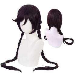 Linna Fukawa Touko Perücke Danganronpa Cosplay Perücke Wärme Beständig Synthetische Haar Frauen und Männer Karneval Party Rloe Spielen Perücken von Liamiona