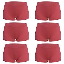 Libella Boyshorts Damen Unterwäsche Boxershorts Microfaser Seamless 6er Pack 3908 VI 2XL/3XL von Libella