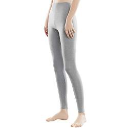 Libella Damen Lange Leggings bunt mit Hohe Taille Slim Fit Fitnesshose Sport aus Baumwolle 4108 Mittel Melange L von Libella