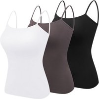 Libella Tanktop 3919 (2/3/4er-Pack, 3er-Pack) Spaghetti Basic Tank Top aus Baumwolle von Libella