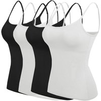 Libella Tanktop 3919 (2/3/4er-Pack, 3er-Pack) Spaghetti Basic Tank Top aus Baumwolle von Libella