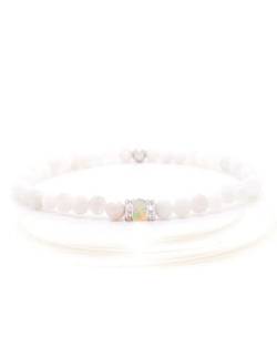 Liberty Angels - Naturstein Armband aus 925er Silber & Opal - Perlenarmband Damen & Herren Edelsteinarmband - Heilstein Armband von Liberty Angels