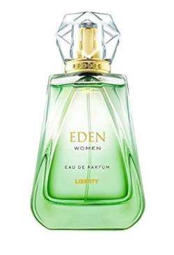 Liberty LUXURY Eden Parfüm (100ml / 3.4 Oz) für Damen, blumig-fruchtig, Moschus, Zedernholznoten, lang anhaltender Geruch, Eau de Parfum (EDP) - (Eden) von Liberty
