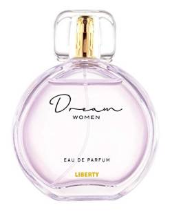 Liberty LUXUS Dream Parfüm für Damen, langanhaltender Duft, blumig, Zitrus, weißer Moschus, pudrige Untertonnoten – Eau de Parfum (EDP) (100ml (1er Pack)) von Liberty