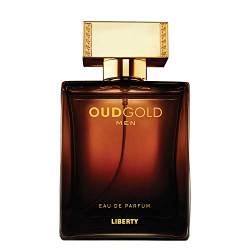 Liberty Luxury OudGold Parfüm für Herren (100 ml/3,4 oz), Eau de Parfum (EDP), langanhaltender Geruch. von Liberty