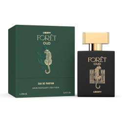 Liberty Oud Parfüm für Männer, 3,4 oz Foret Premium Oud Perfume Anniversary Edition, langanhaltendes Eau de Parfum, luxuriöser holziger Duft für Männer, Parfümspray von Liberty