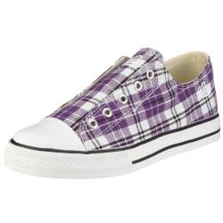 LICO Fly Low 180097, Damen Sneaker, violett, (lila-kariert), EU 39 von Lico