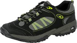 Lico Herren Rancher Low Trekking-& Wanderhalbschuhe, Schwarz Grau Grün, 45 EU von Lico